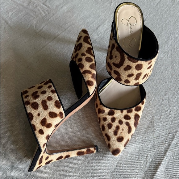 Jessica Simpson Shoes - Jessica Simpson Leopard Print Heels